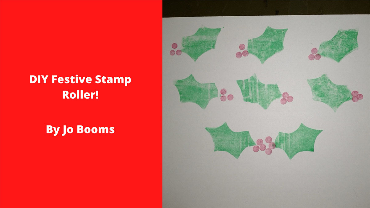 DIY Festive Stamp Roller
